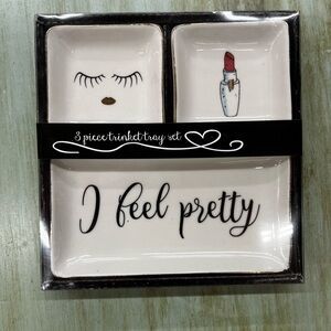 I Feel Pretty Trinket Tray Set